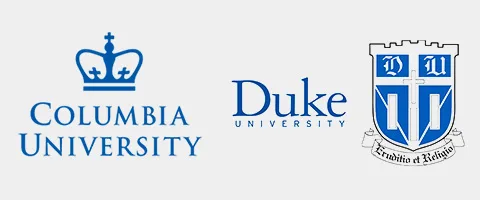 Columbia University and Duke University logos
